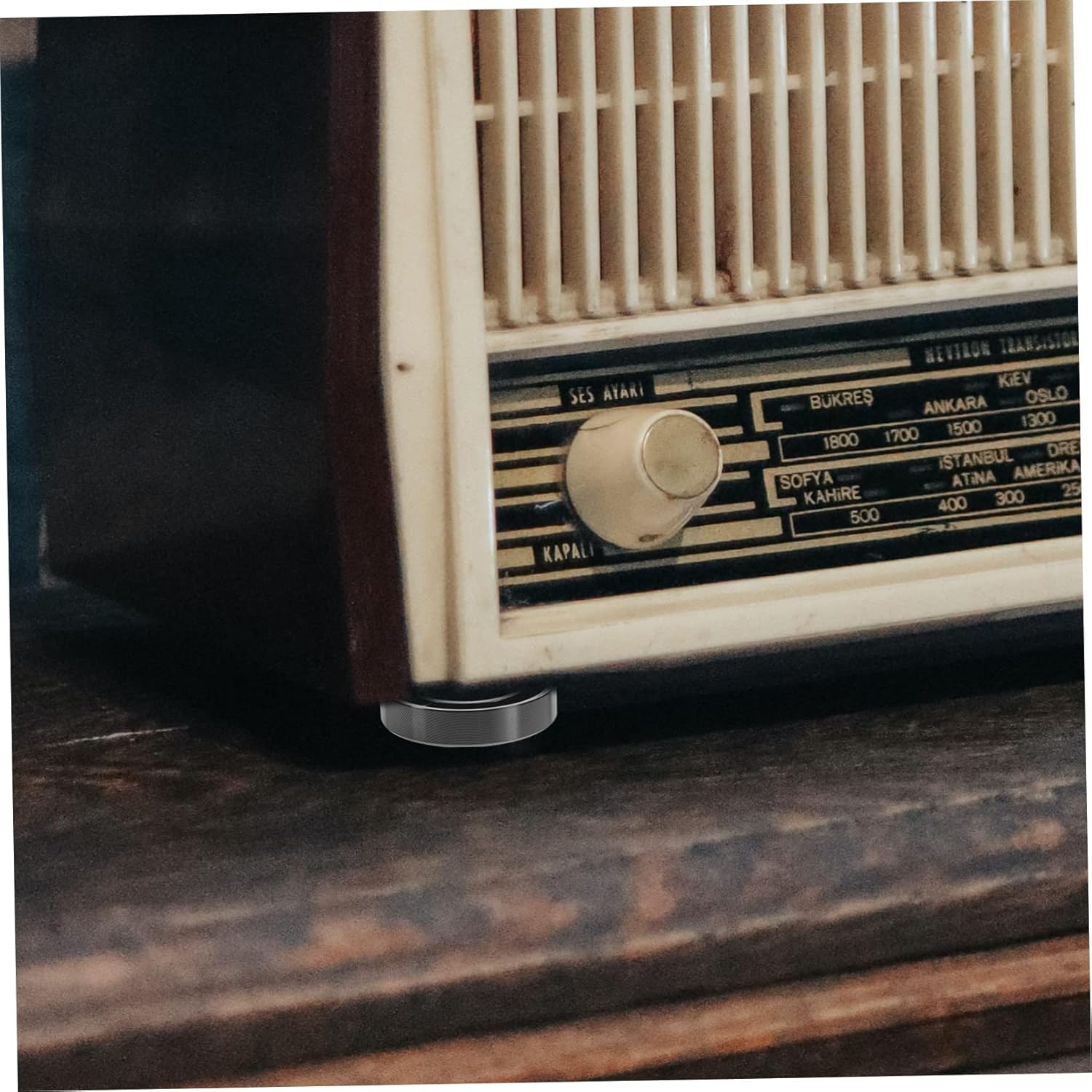 ARTIBETTER Speaker Isolation Pad and Isolation Feet for Subwoofer Metal Vibration Damper Anti-Shock Design Black 40X12Mm for Hifi Audio Equipment and Turntable Stand in Home Theater