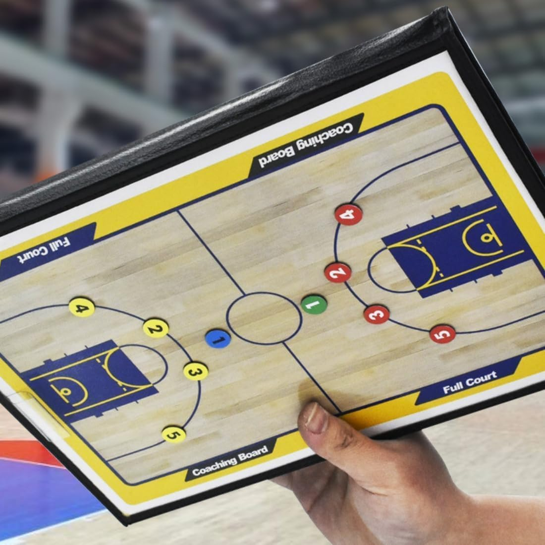 Coaching Board Coaches Clipboard Tactical Magnetic Board Kit, Portable Strategy Coach Board with Dry Erase, Marker Pen and Zipper Bag image number 4