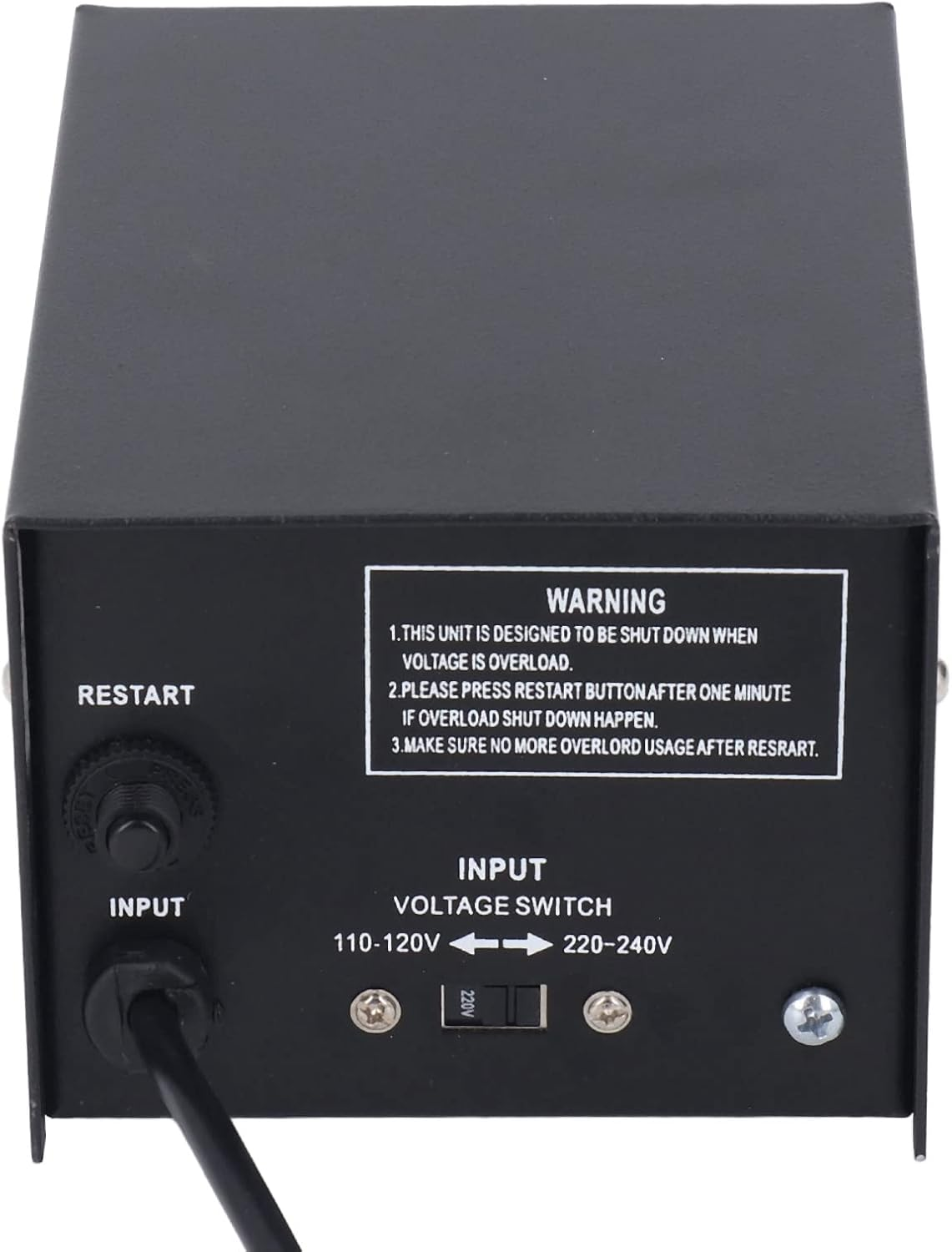 Step up down Transformer, 300W Adjustable Heavy Duty Voltage Converter 110V‑120V/220V‑240V, to Power Voltage Converter (AU Plug) image number 3