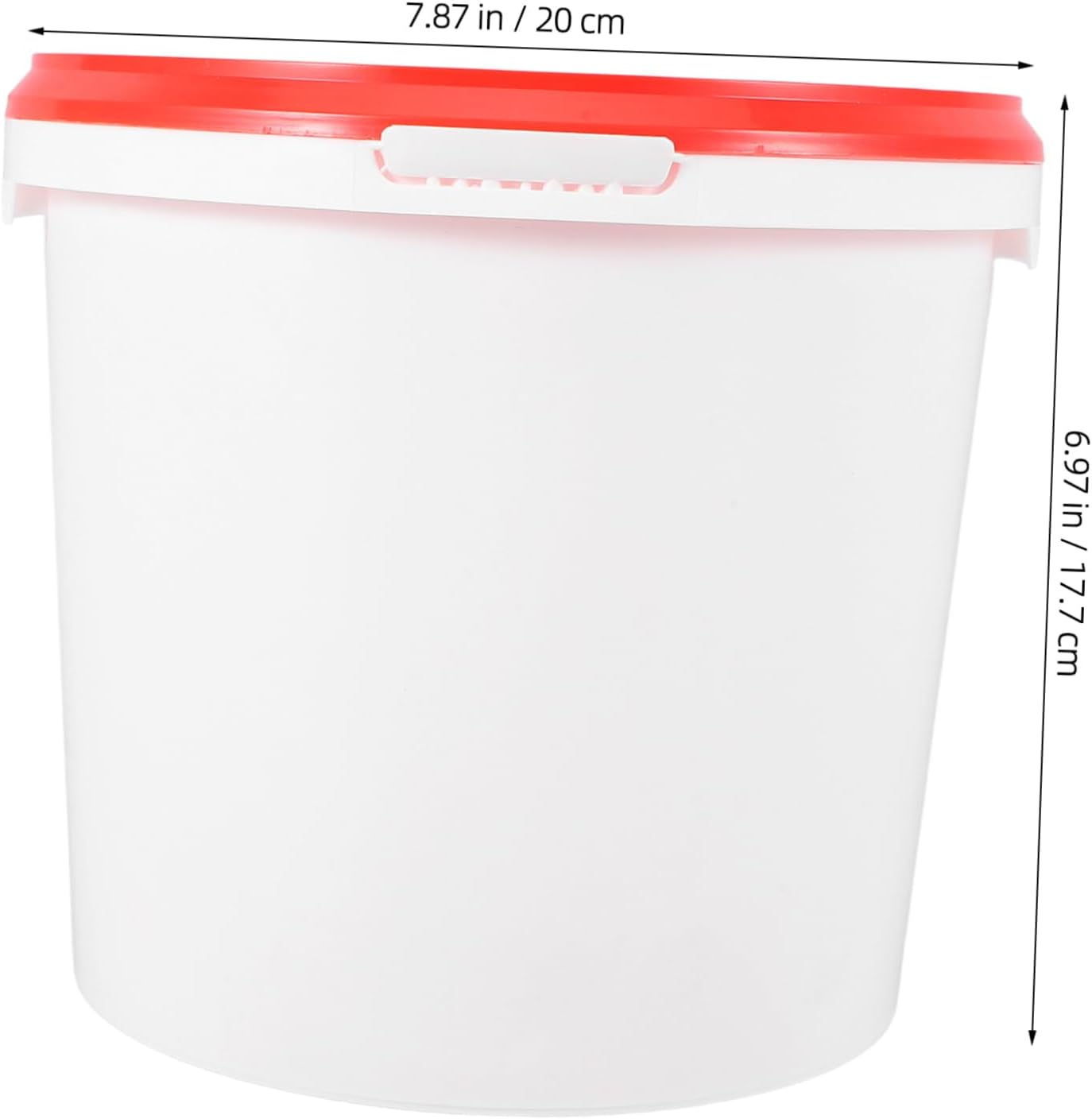Plastic Wipes Bucket for Bathroom Travel Reusable Diapers Refillable Moisture Easy-Open Lid Compact image number 2