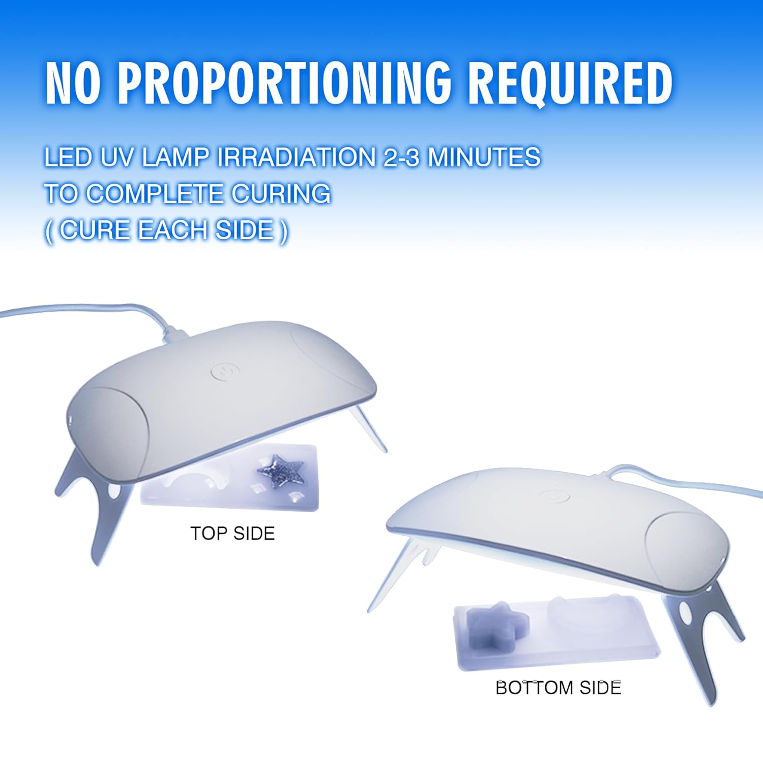 500G UV Resin, Upgrade Formula Crystal Clear Solar Cure Sunlight Activated Hard Resin Kit for Jewelry Making, Casting & Coating, DIY Craft image number 2