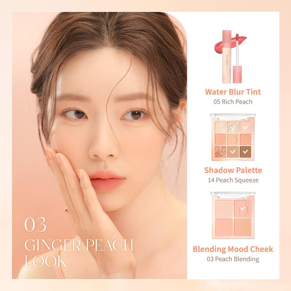 Dasique Water Blur Tint #04 Rosy Coral I Vegan, Cruelty-Free I Non-Sticky, Non-Greasy, Watery Formula Transforming into a Silky Finish - 04 Rosy Coral image number 6