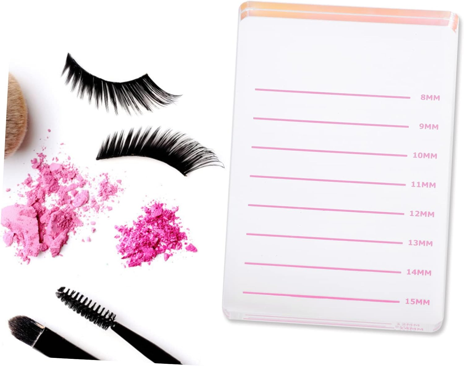 Minkissy 3Pcs Grafting Eyelash Blooming Plate Lash Operation Platform for Eyelash Extensions Grafting Pad Beauty Tool for Lash Bed Use image number 1