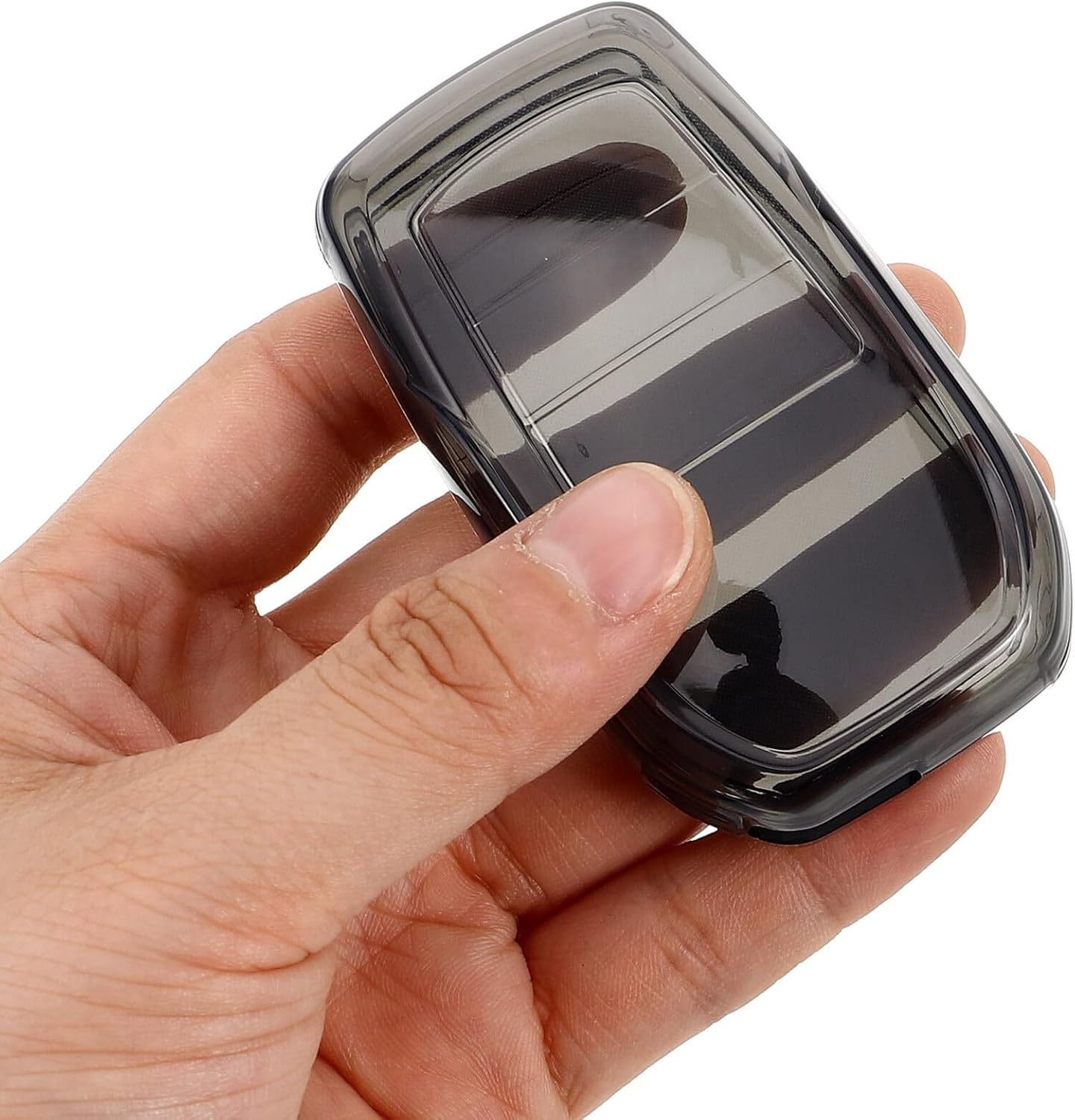 ULTECHNOVO Transparent Tpu Key Fob Cover Case for Cars and Tailored Key Fob Protector with Easy Access Compatible with Toyota Models image number 6