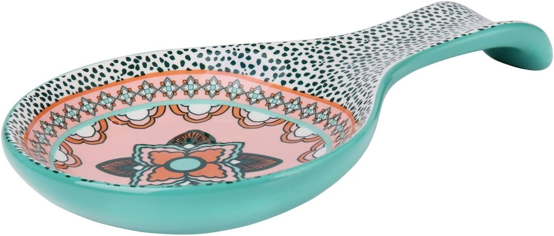 Casa Domani Pelagie Spoonrest Teal/Terracotta image number 2