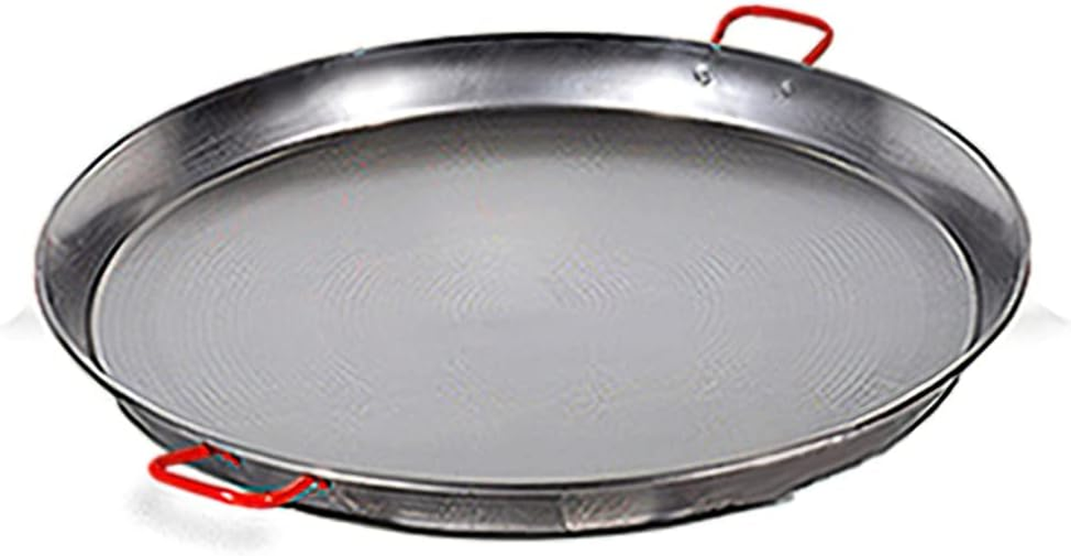 Garcima 13-Inch Carbon Steel Paella Pan, 32Cm, Silver image number 6