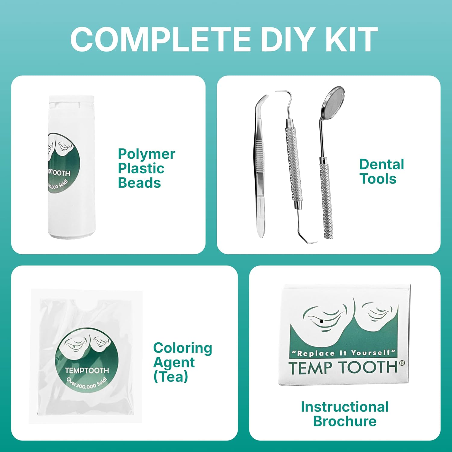 Temptooth Tooth Replacement Product with Coloring Material image number 5