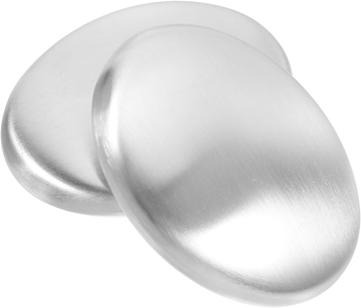 ABOOFAN 2Pcs Stainless Steel Odor Removing Soap Bar for Kitchen Home Metal Soap Eliminates Smells Compact Odor Absorber for Hands Reliable Stainless Steel Construction