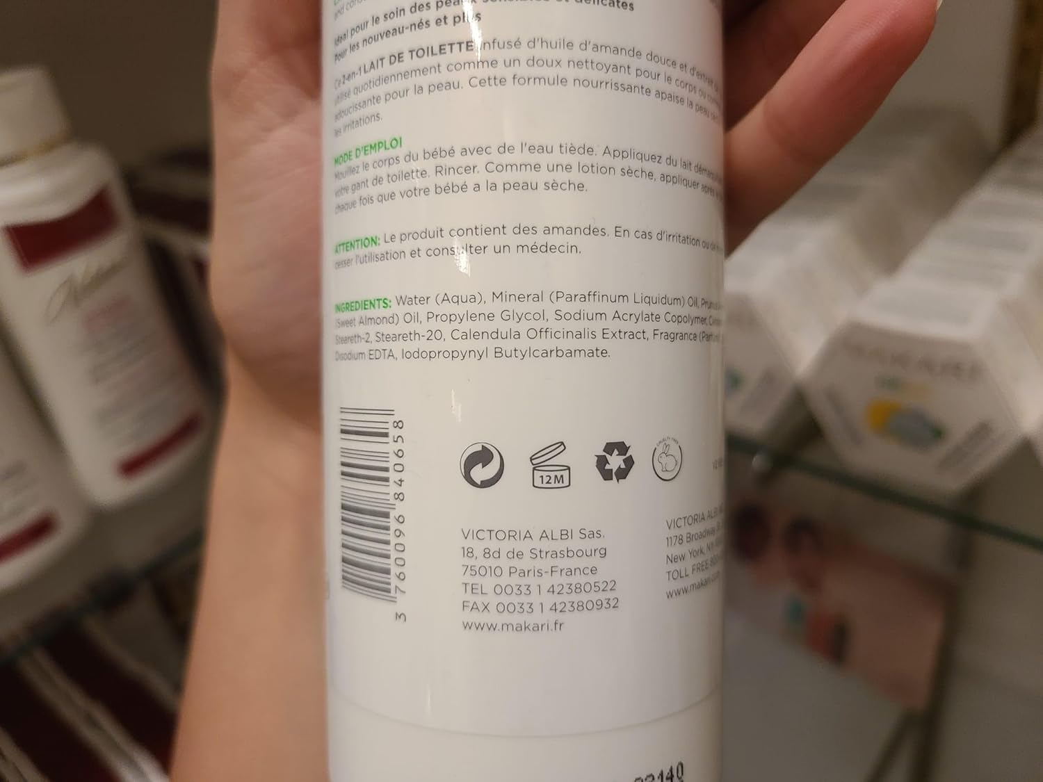 Makari Bebe Cleansing Milk 33.80 image number 5