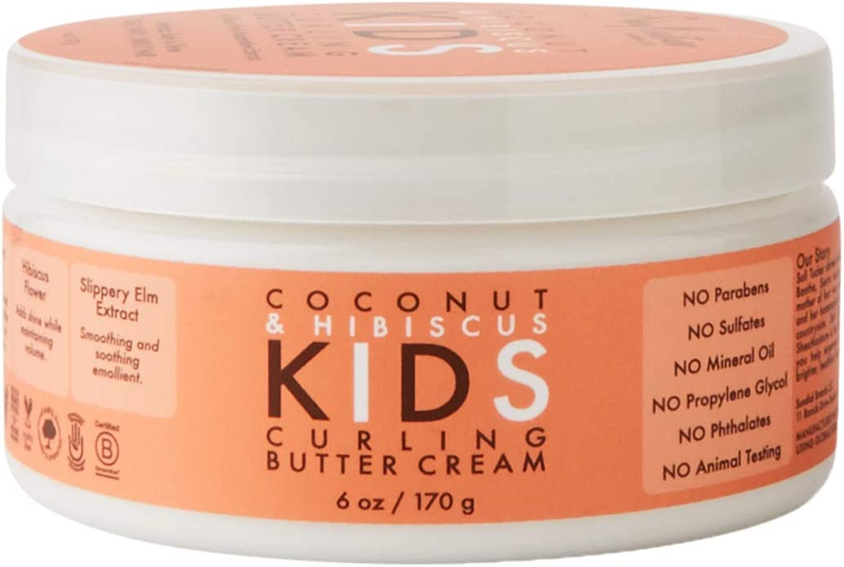 Shea Moisture Kids Curl Butter Cream Coconut & Hibiscus 6 Oz image number 3
