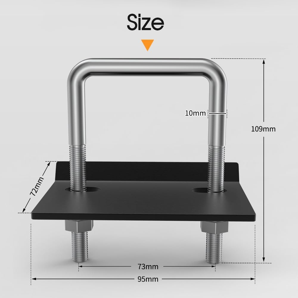 Tootoo Stabilizer Tow Bar Hitch Tongue anti Rattle Bracket Tightener Caravan Trailer Oz image number 1