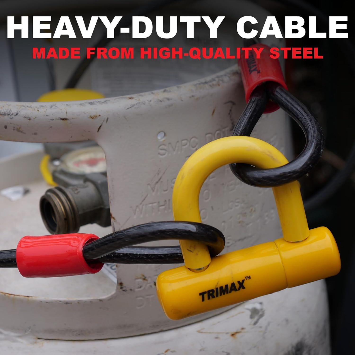 Trimax TDL1510 Trimaflex 15' X 10Mm Dual Loop Multi-Use Cable image number 1