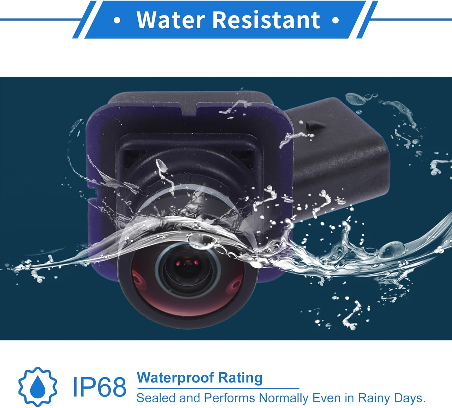 X AUTOHAUX 1 Pcs Rear View Camera for Ford Focus St/Sedan/Electric/Hatchback 2015-2018 License Plate Park Assist Camera Backup Reverse Camera image number 1