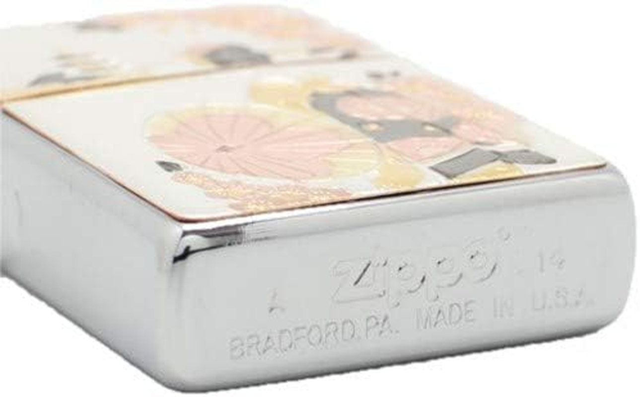 Zippo Japanese American Lighter, Traditional Grey Metal Lighter image number 1