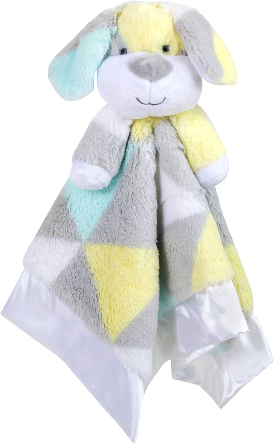 Minky Animal Snuggler Lovey Blanket for Kids, Babies, Boys, Girls, Gender Neutral Security Blanket with Stuffed Animal image number 1