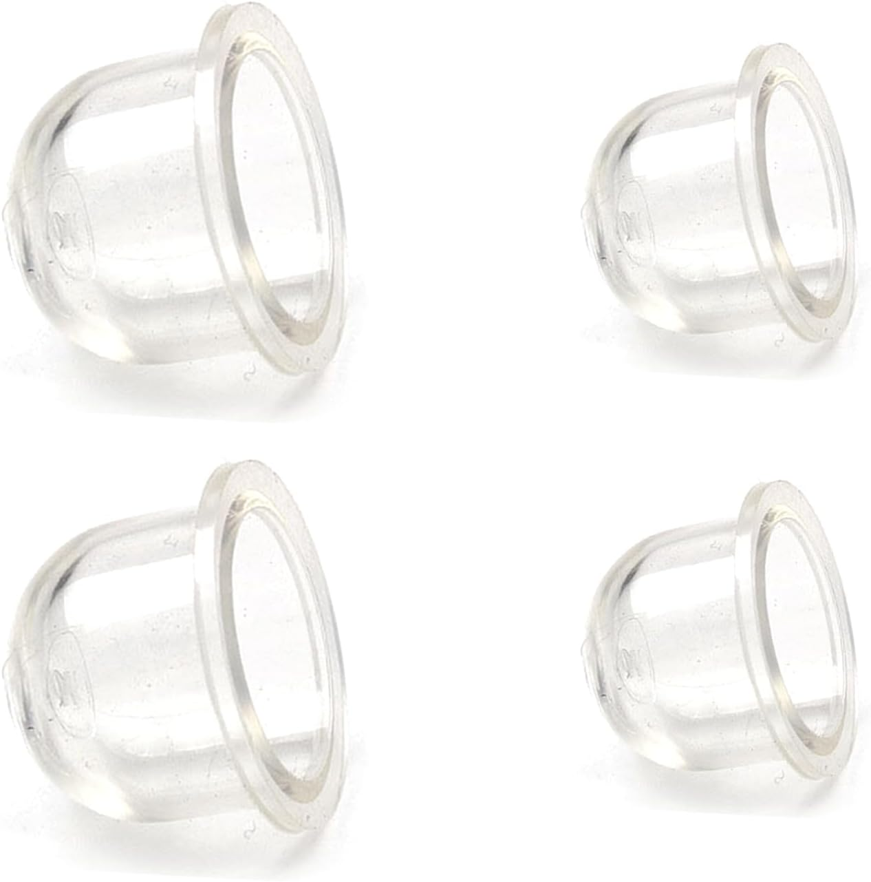 Primer Bulbs, Fuel Primer Bulb Pump 19Mm & 22Mm Transparent Carburetor Oil Cup, Replacement Primer Bulbs for Chainsaws, Trimmer, Blowers Cutter Lawn Mower image number 2