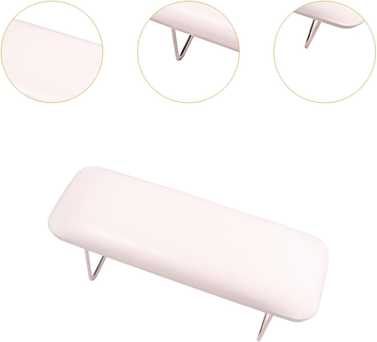 Leeqinersw Hand Rest for Nails, Cushion Stand for Manicure, Table Station Tool, White image number 6