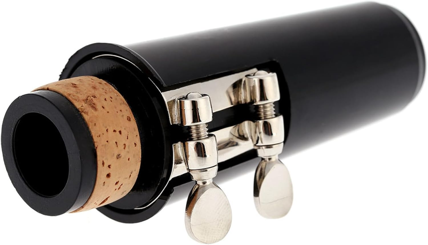 Labymos Clarinet Clarionet Mouthpiece Plastic with Cap Metal Buckle Reed