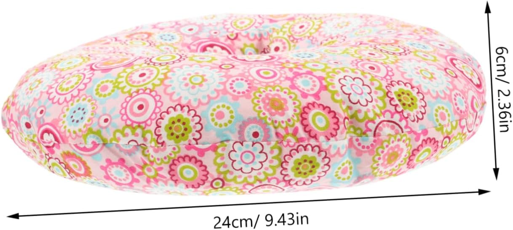 QUMIIRITY Donut Ear Pillow for Side Sleeping Ear Hole Cotton Stuffed Skin-Friendly Breathable Design for Home or Travel image number 2