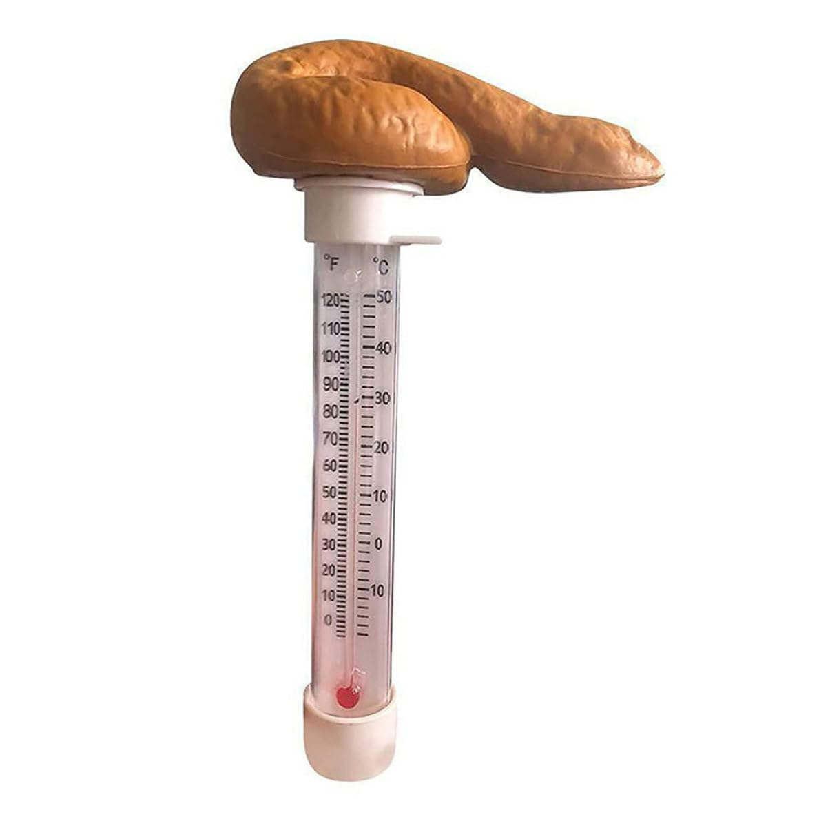 Swimming Pools Thermometer Floating Poop Prank Thermometer Water Thermometer for Spas Hot Tubs