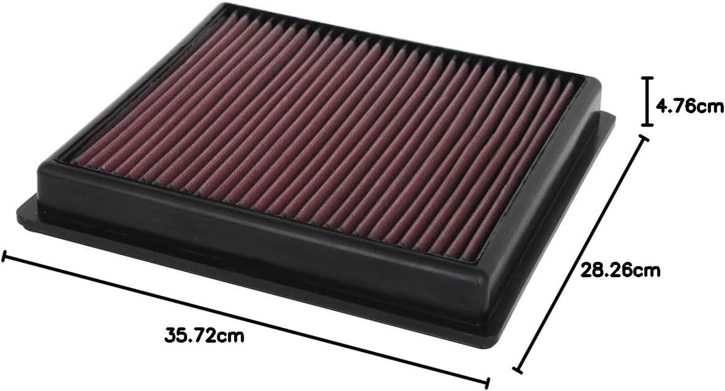 K&N 33-3166 Replacement High Flow Air Filter image number 2