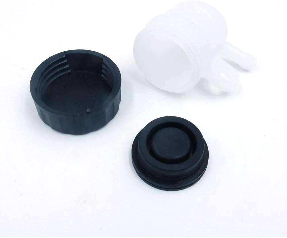 Namvo 6 Piece Motorcycle Parts Universal Brake Container Front Fluid Bottles Oil Cup Motorcycle Master Brake Cylinder Straight Head image number 2