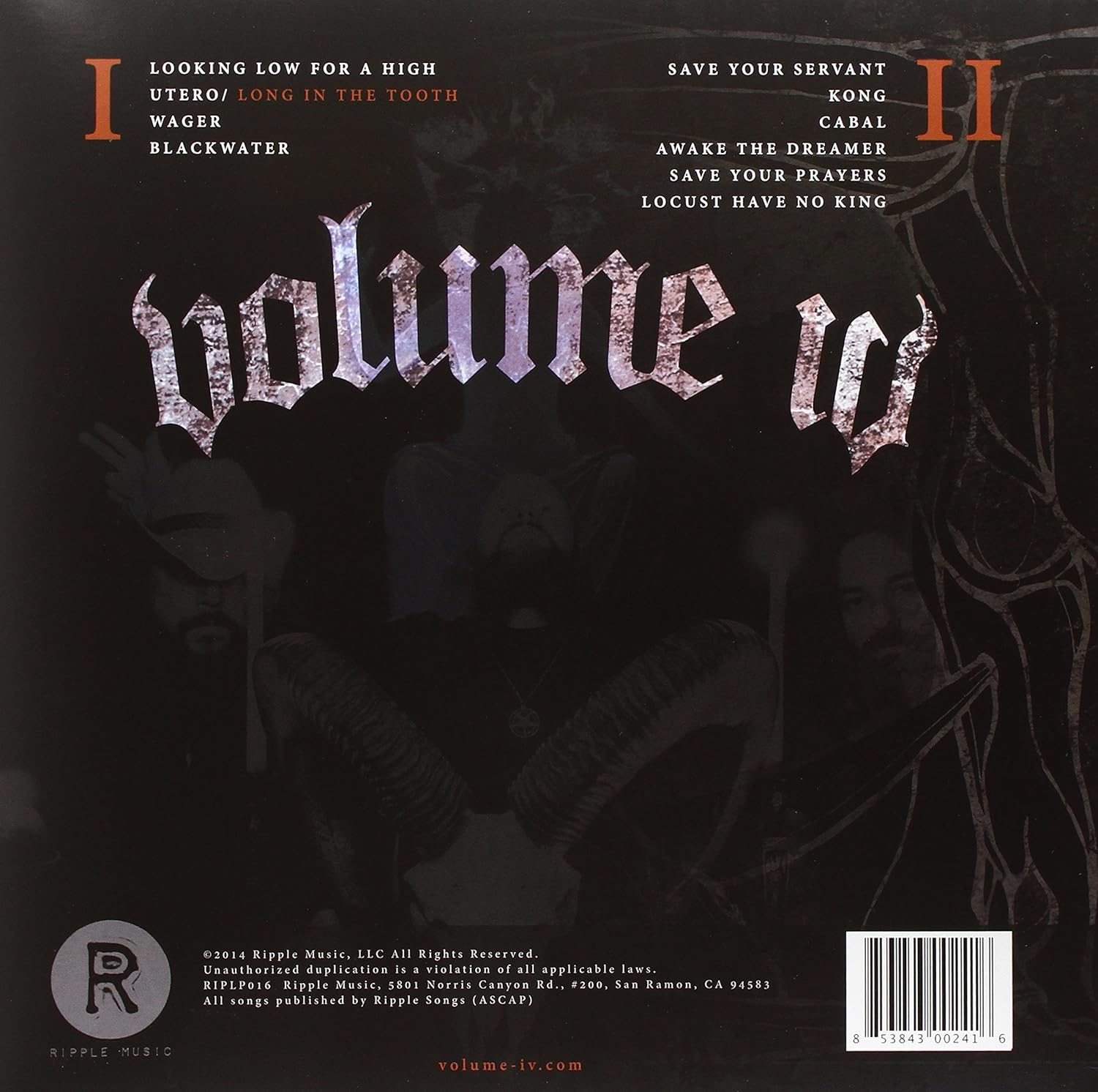 Ripple Music Volume IV &ndash; Long in the Tooth Long Play Vinyl image number 1