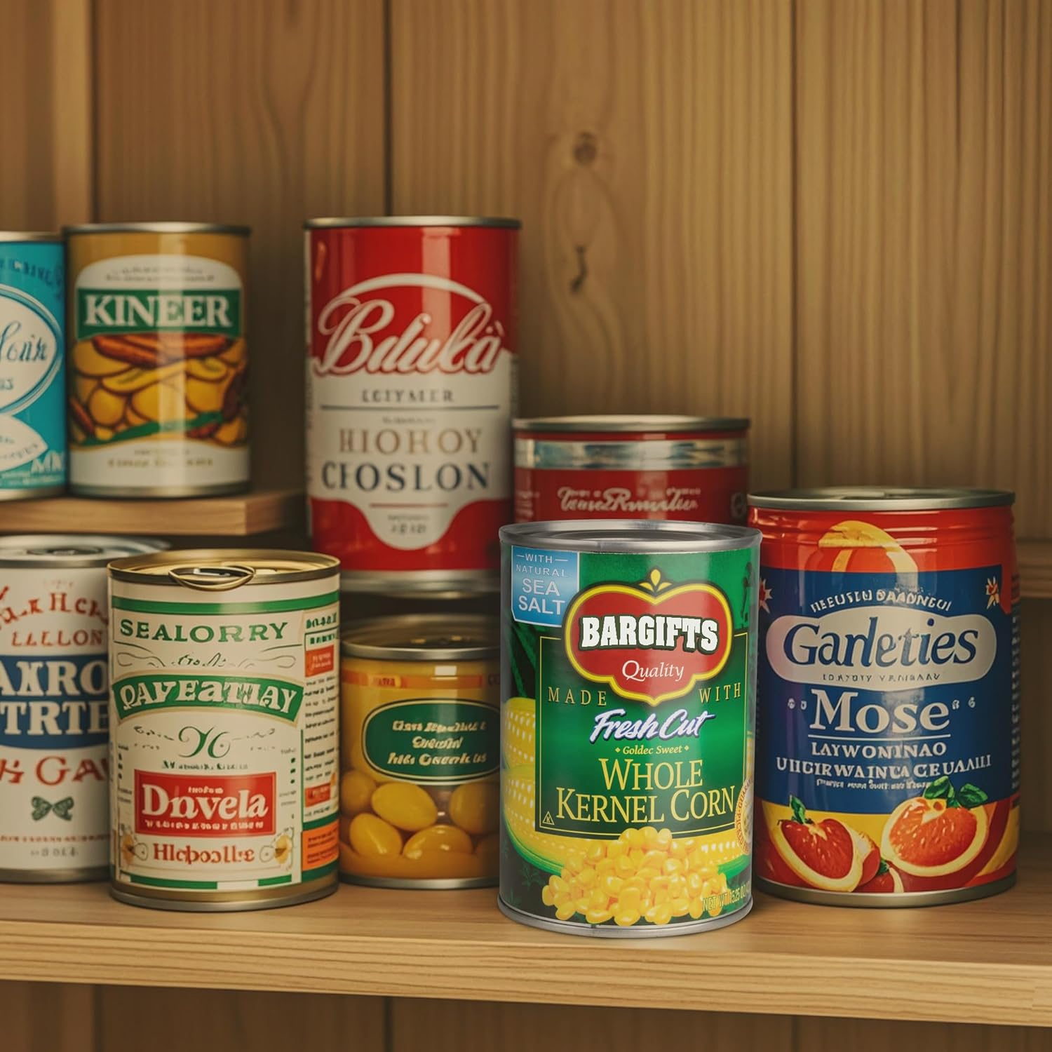 BARGIFTS Hidden Safe Fake Can with Hidden Compartment, Corn image number 5