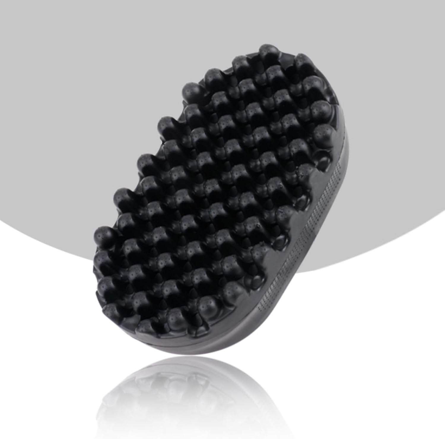 Diyeeni Afro Curls Hair Brush, Rubber Twist Curling Hair Brush, Washable Wave Tool Dirty Braided Curly for Barbers and Daily Use, Black image number 6