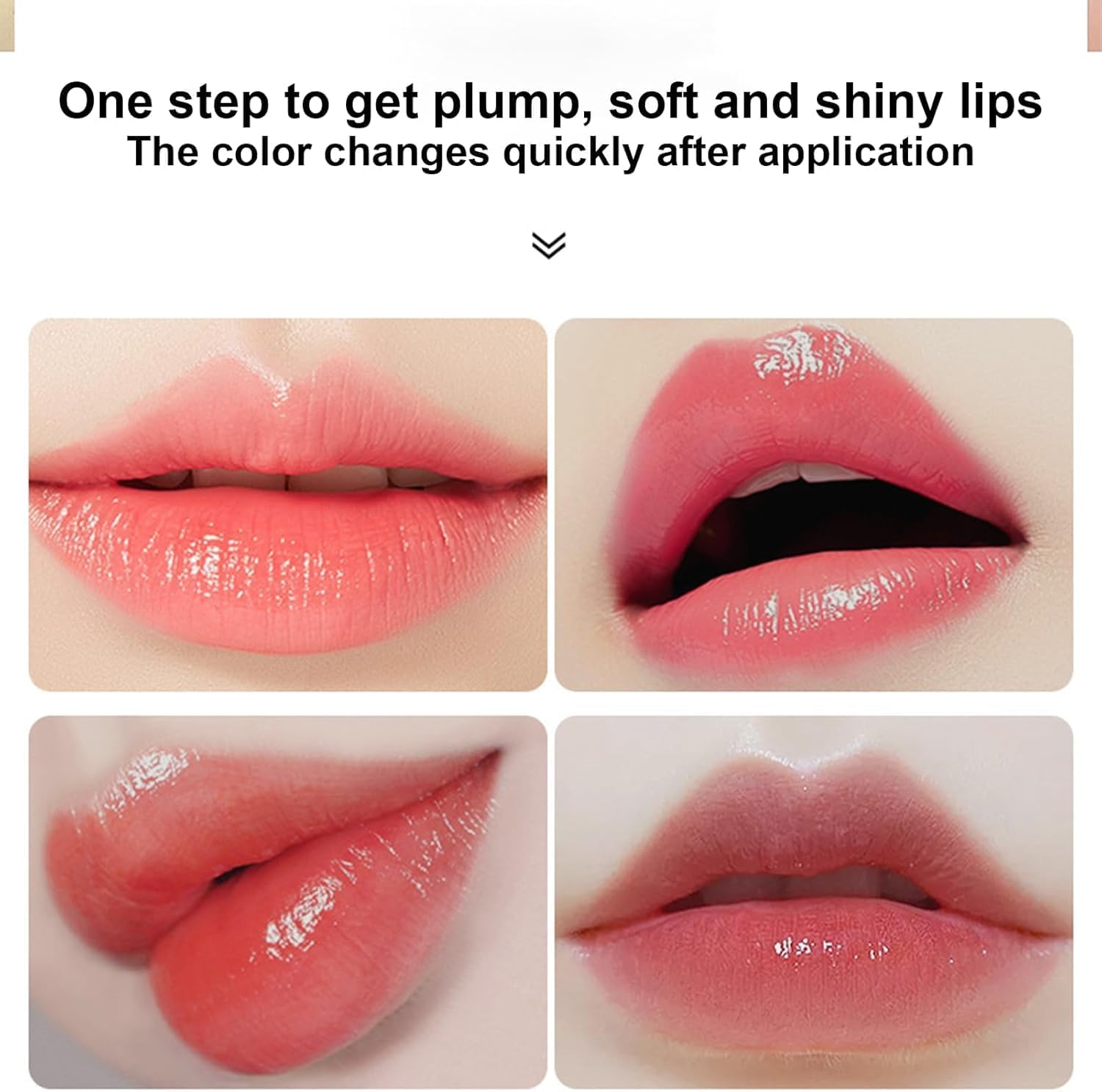 Transferproof Color Changing Lipstick, Deep Nourishing, for Dry Cracked Lips, Hydrating Flower Jelly Lipstick, Long Lasting Moisturizing, PH Reactive Personalized Pink for All Skin Tones (2Pcs) image number 5