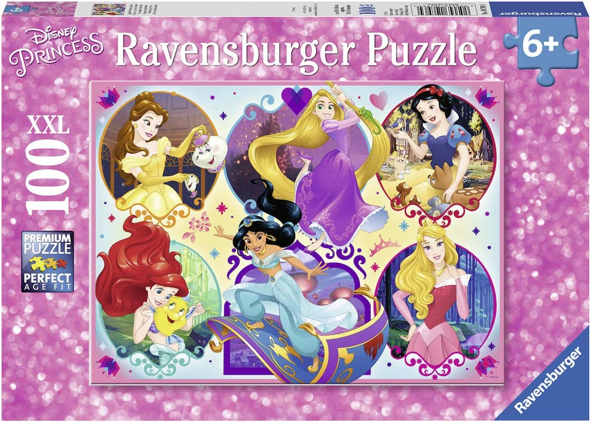 Ravensburger - Disney Princess 2 Puzzle 100 Piece Jigsaw for Kids, Fun and Colorful Disney-Themed Puzzle image number 3