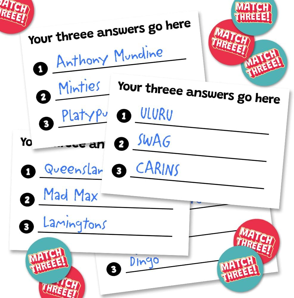 Match Three | Family Board Game | a Game for Aussies, Designed by Aussies image number 3