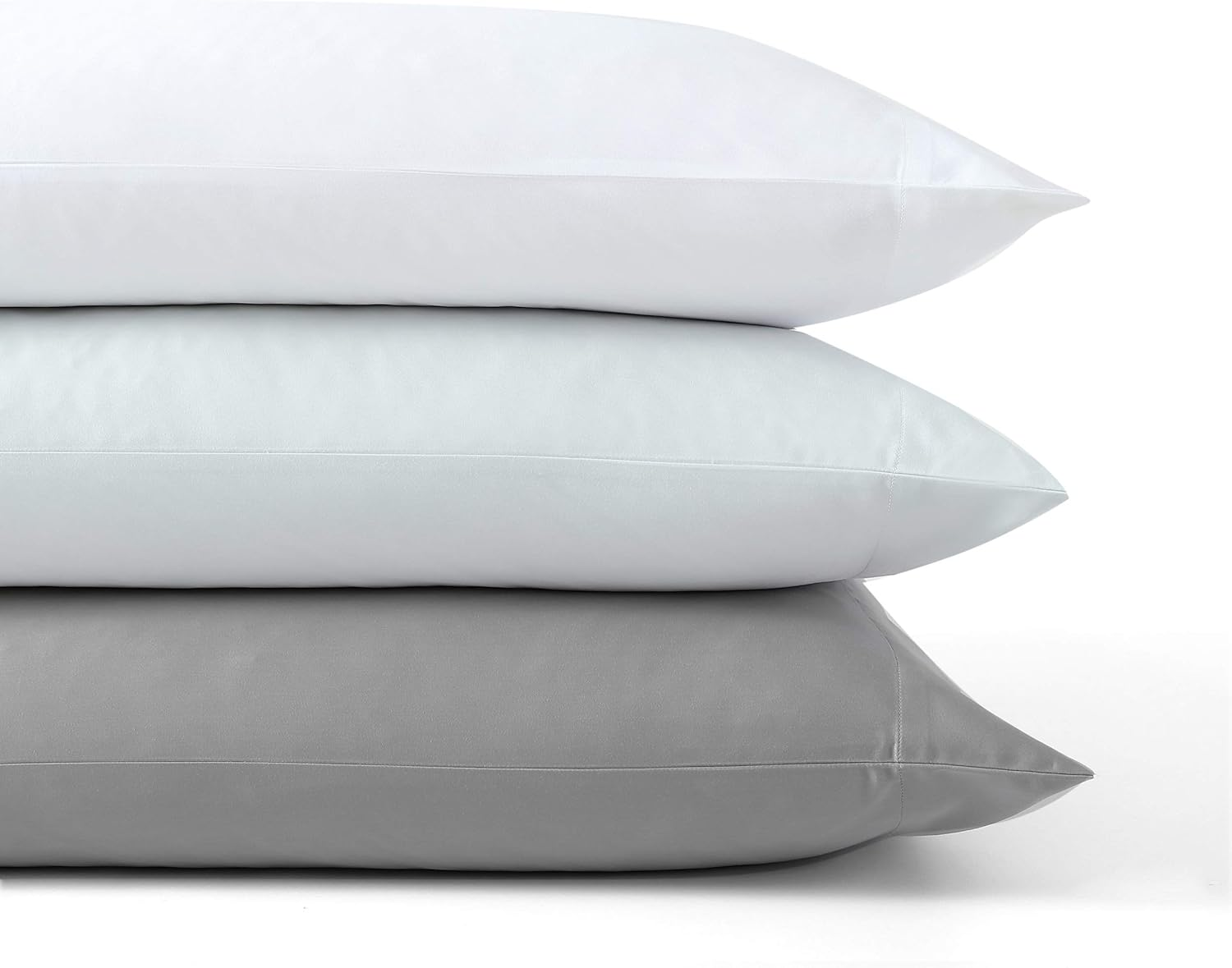 Vera Wang - King Sheet Set, Luxury Sateen Cotton Bedding, 800 Thread Count, Soft & Smooth Home Decor (White,4 Pcs, King)