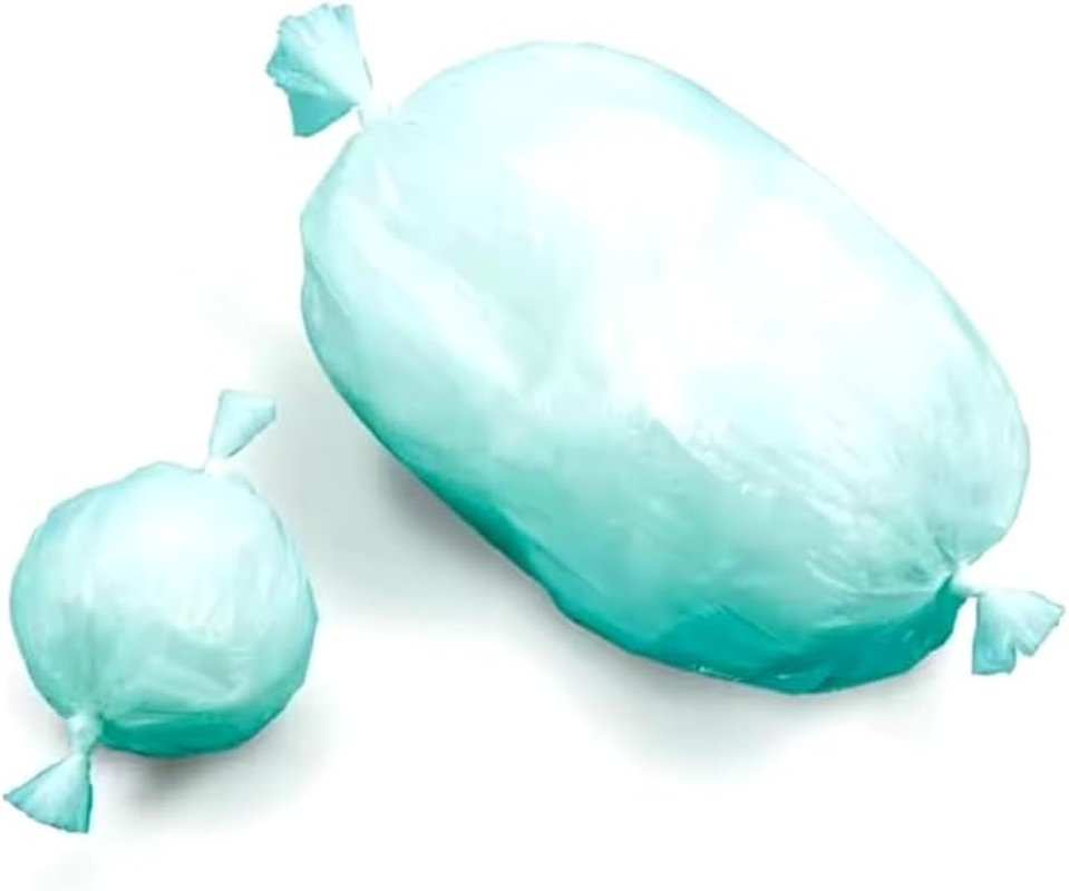 Liner Refills Compatible with Korbell 16L Bin - Holds up to 660 Nappies, Tear and Leak-Resistant, Diaper Disposal Bags (8 Rolls) image number 1