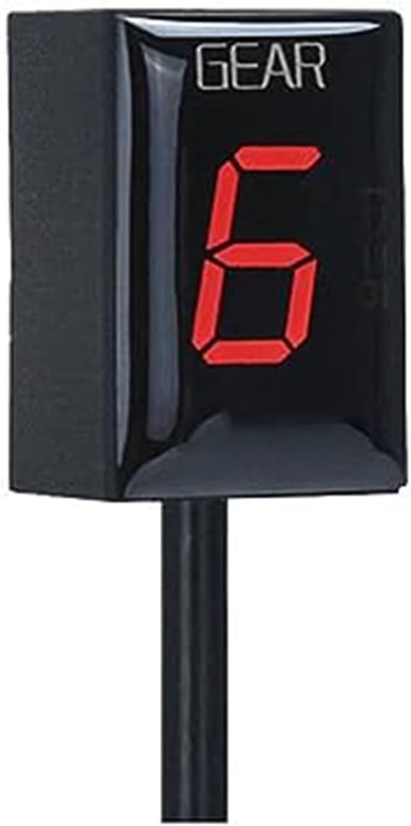 Motorcycle Accessories Gear Indicator, for VN900 VN 900 2006 2007-2010 Light 1-6 Gear Display Speed Indicator Meter Motorcycle Gear Indicator(Black Red) image number 1