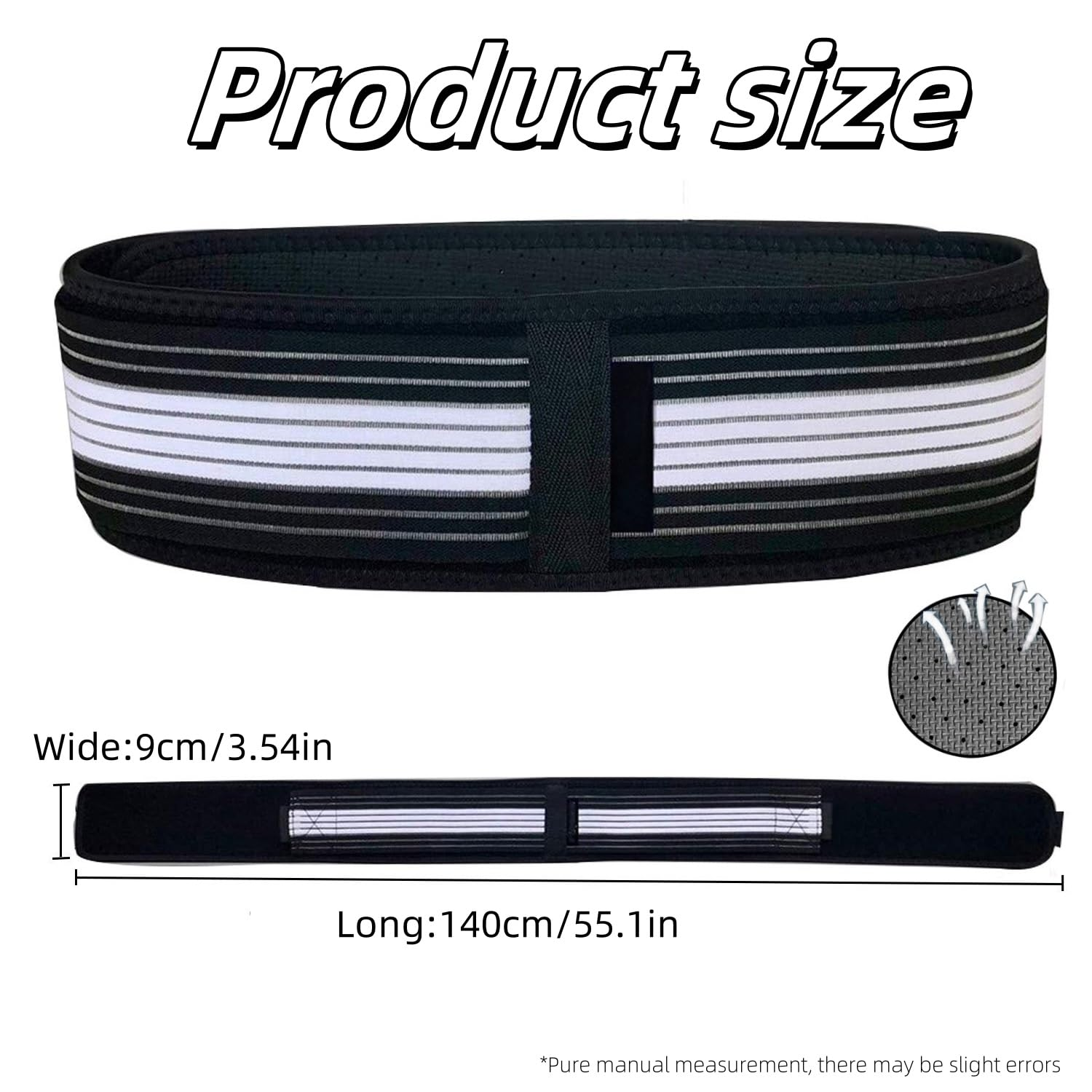 Sacroiliac Joint Hip Belt, Sciatica Pelvis Pain Relief Belt, Pelvic Support Belt,Braces Pain Pelvic Trochanter Sciatica Pelvis Lumbar Hip Lower Back Support Brace for Men and Women Size 42-55 In image number 3