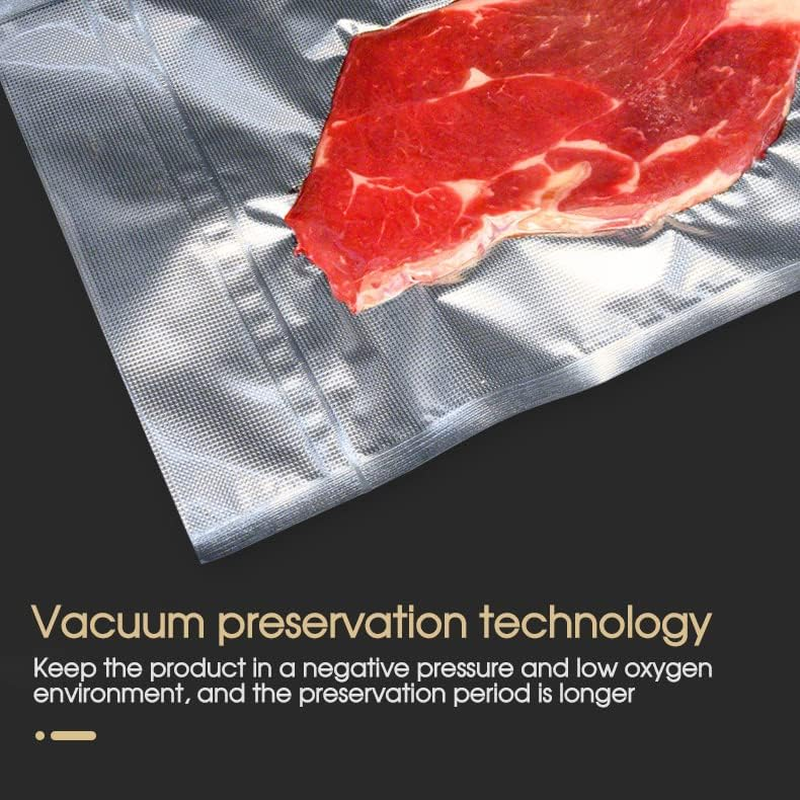 100/200 X Vacuum Sealer Bags Precut Food Storage Saver Heat Seal Cryovac (20 * 30Cm/100Pcs) - 25*35Cm/100Pcs image number 3