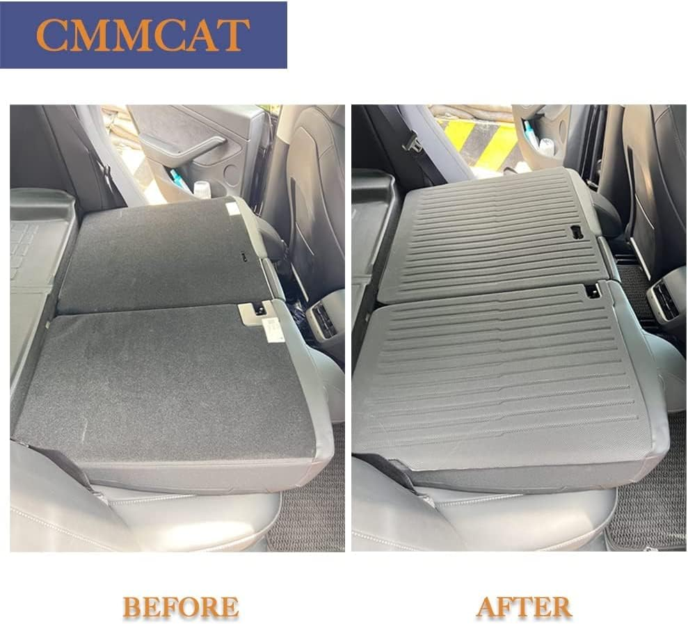 CMMCAT for Tesla Model 3 Highland XPE 3D Floor Mats 2025-2026, All Weather Floor Mats,Automotive Accessories Trunk Floor Mats & Cargo Liners & Second Row Seat Back Mats（Au RHD 8 Pcs image number 6