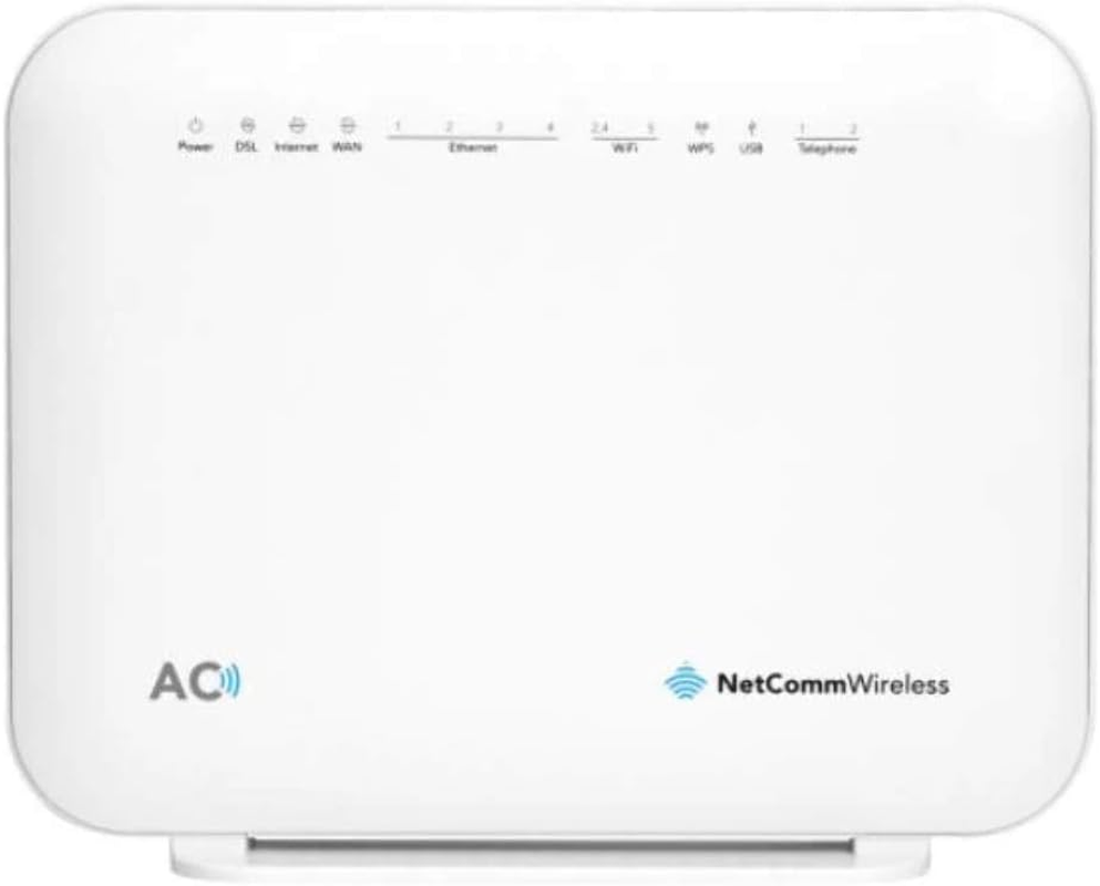 NF18ACV AC1600 Wi-Fi Xdsl Modem Router with Voice, White