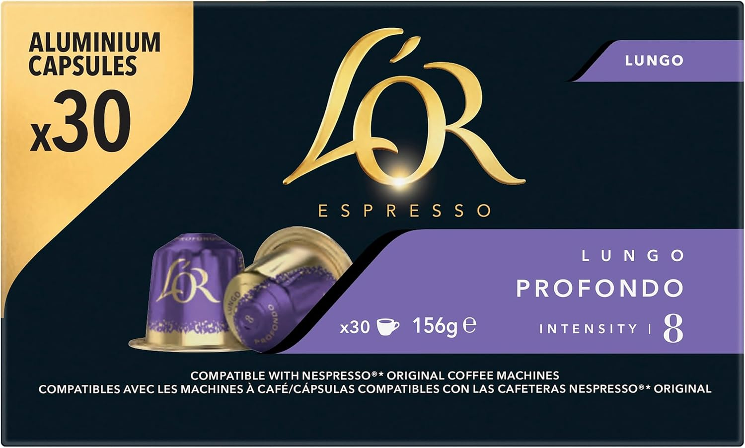 L'OR Espresso Lungo Profoundo 30Pk X5 image number 2