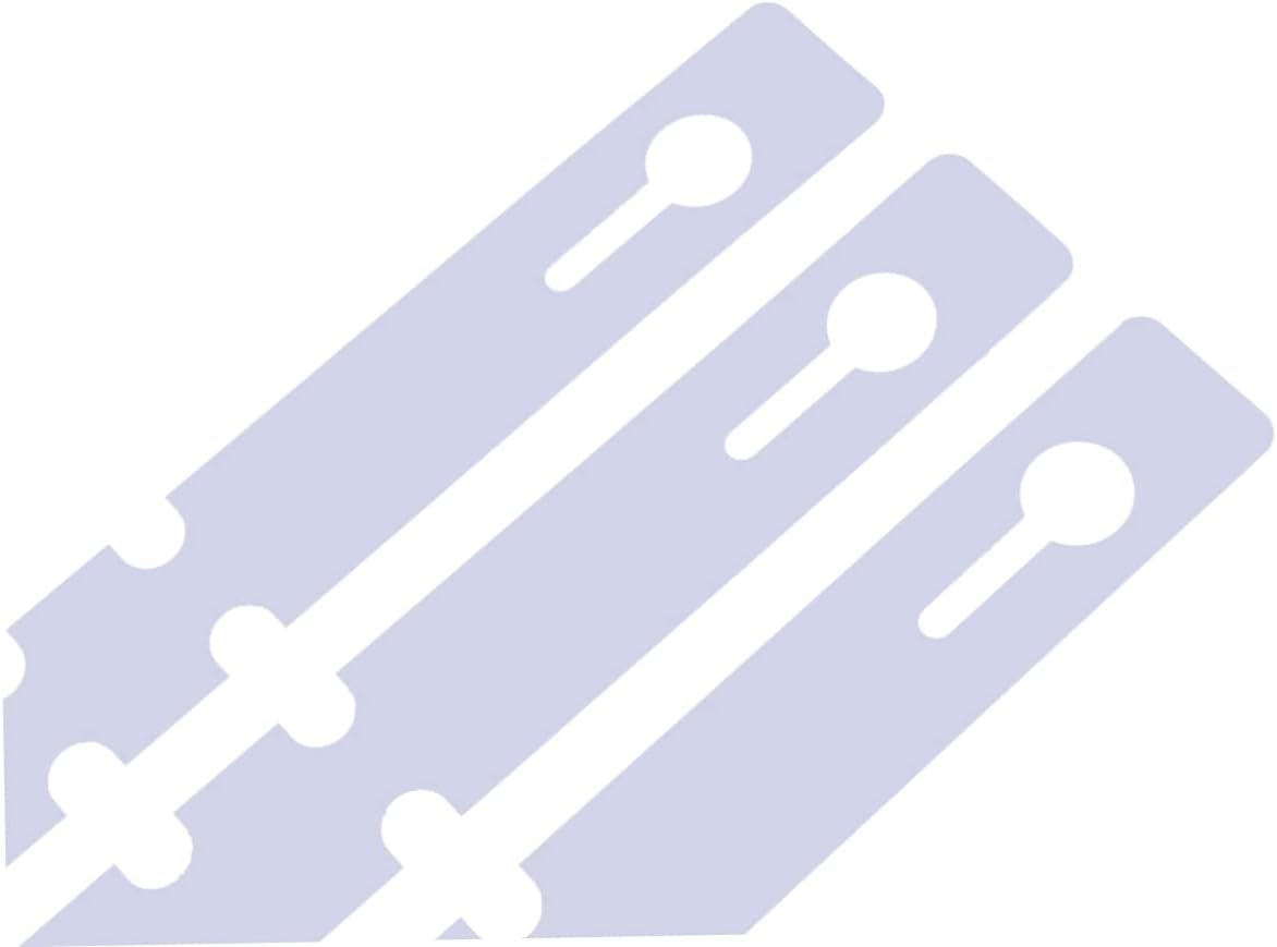 100Pcs Plant Tags Multi-Functional Garden Labels Durable Plastic Tree Stakes Weatherproof Outdoor Plant Markers Large Writing Surface for Easy Identification - White image number 4