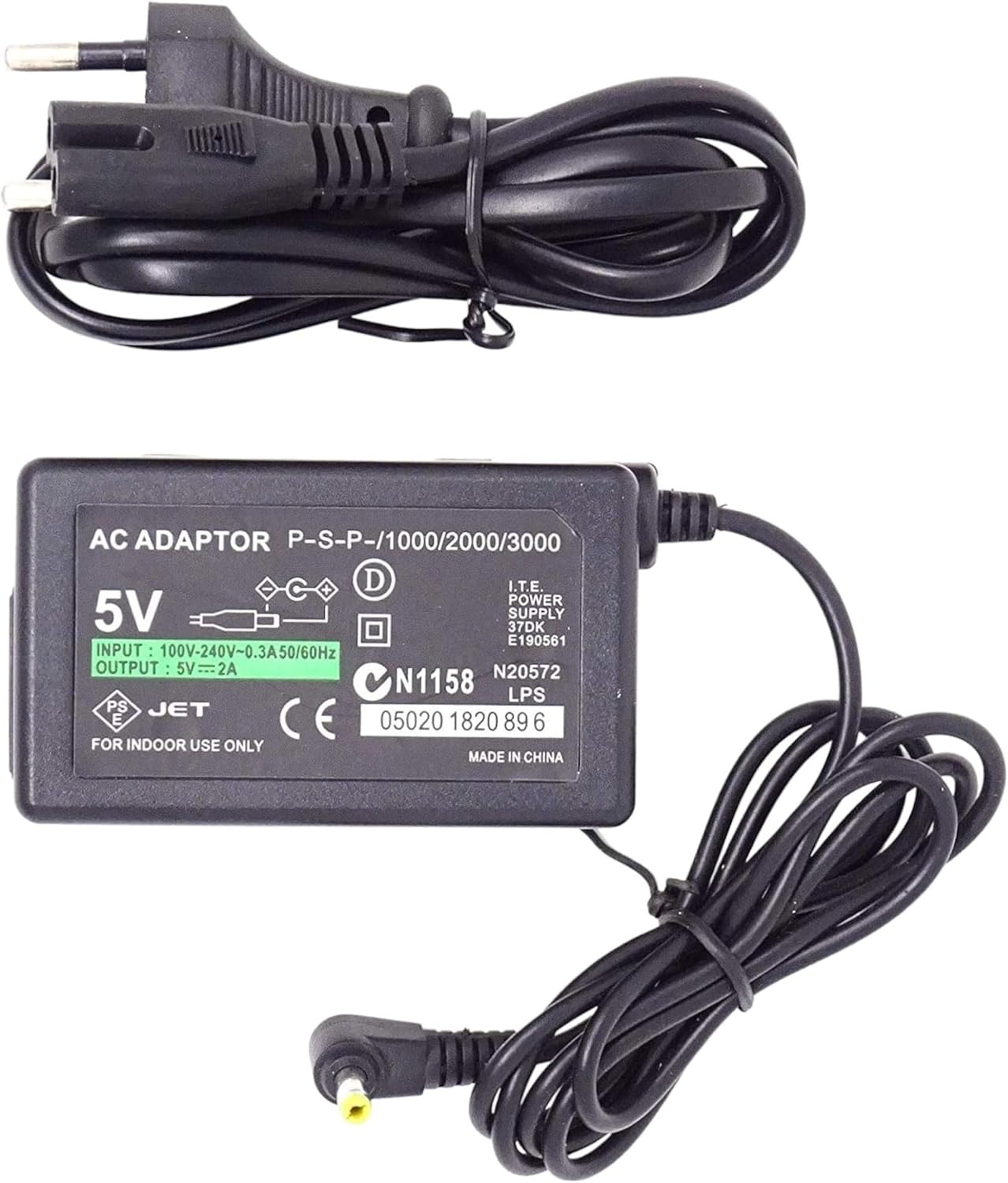 Charging Cable Compatible with Sony PSP 1000/2000/3000, Power Supply Charger Cable, Charger Cable, Charger Travel Charger Power Adapter image number 1