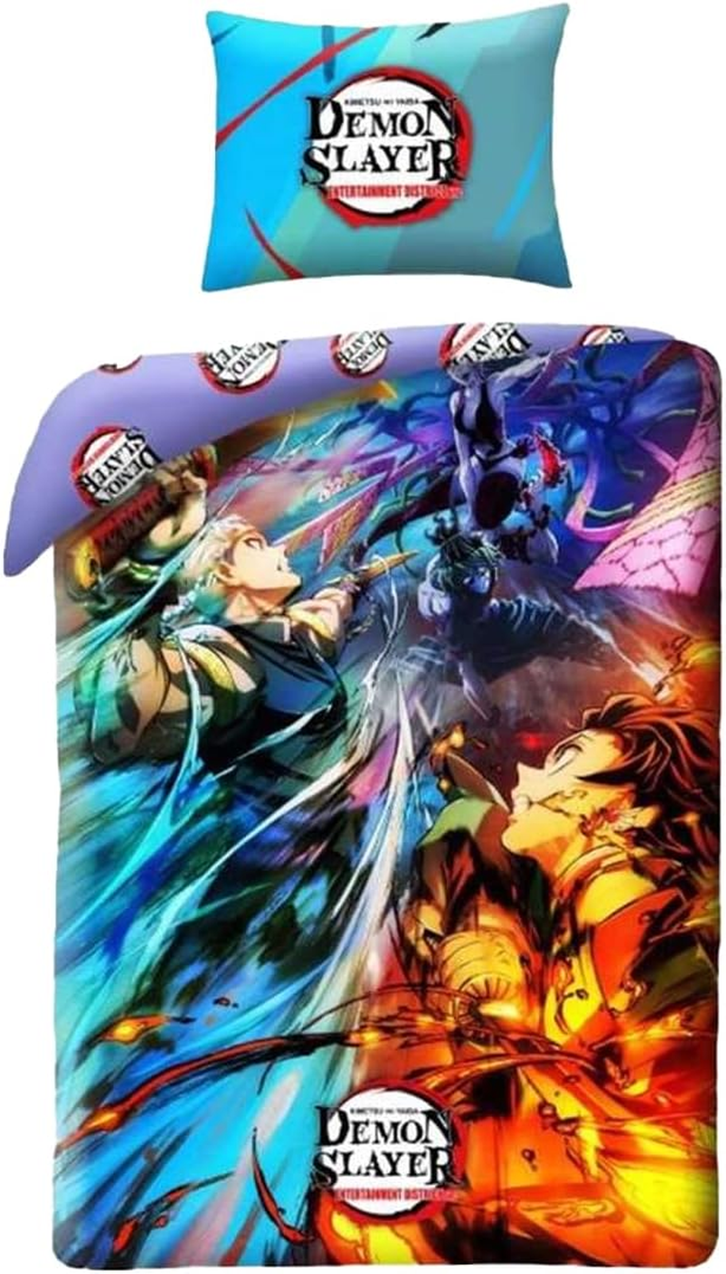 Halantex Demon Slayer Children'S Bedding Collections, Multi-Colour, Unique