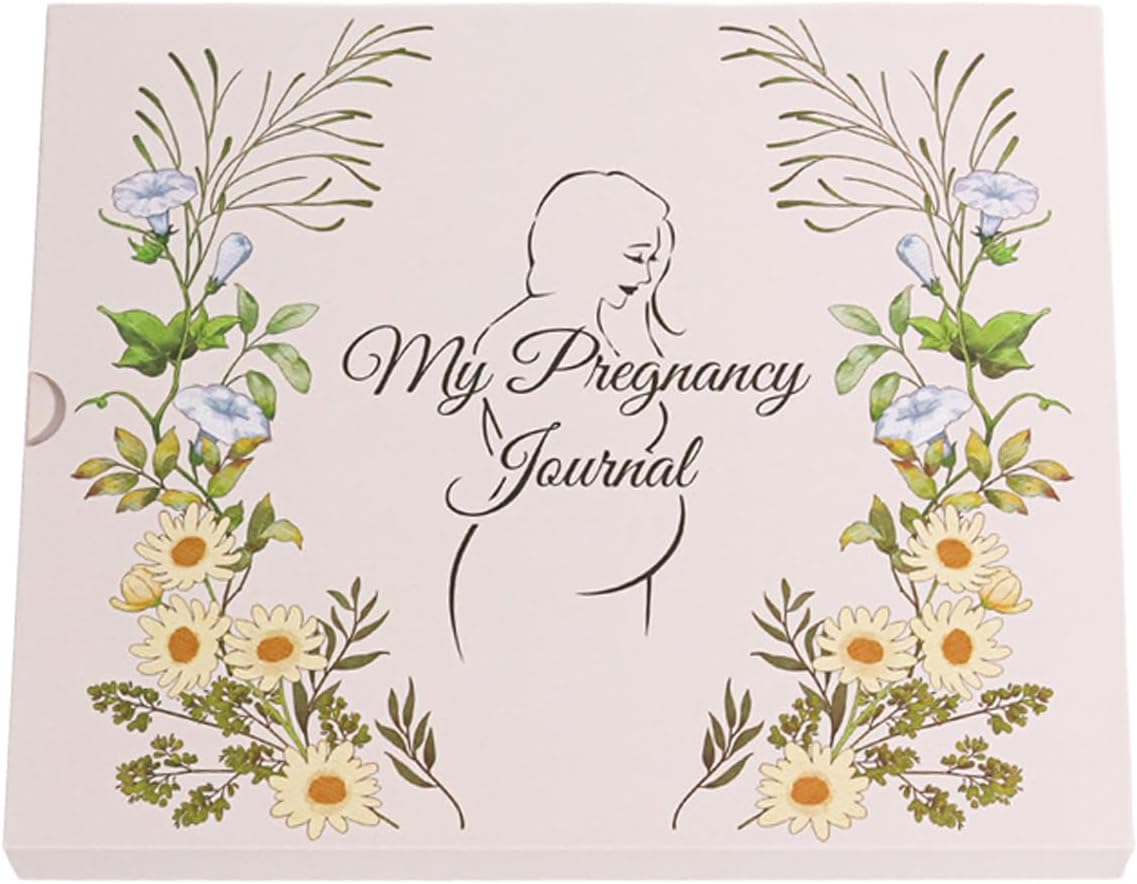 Pregnancy Album - Memory Book for Baby and Mum, Hardcover Diary Album to Remember Pregnancy and Birth image number 1