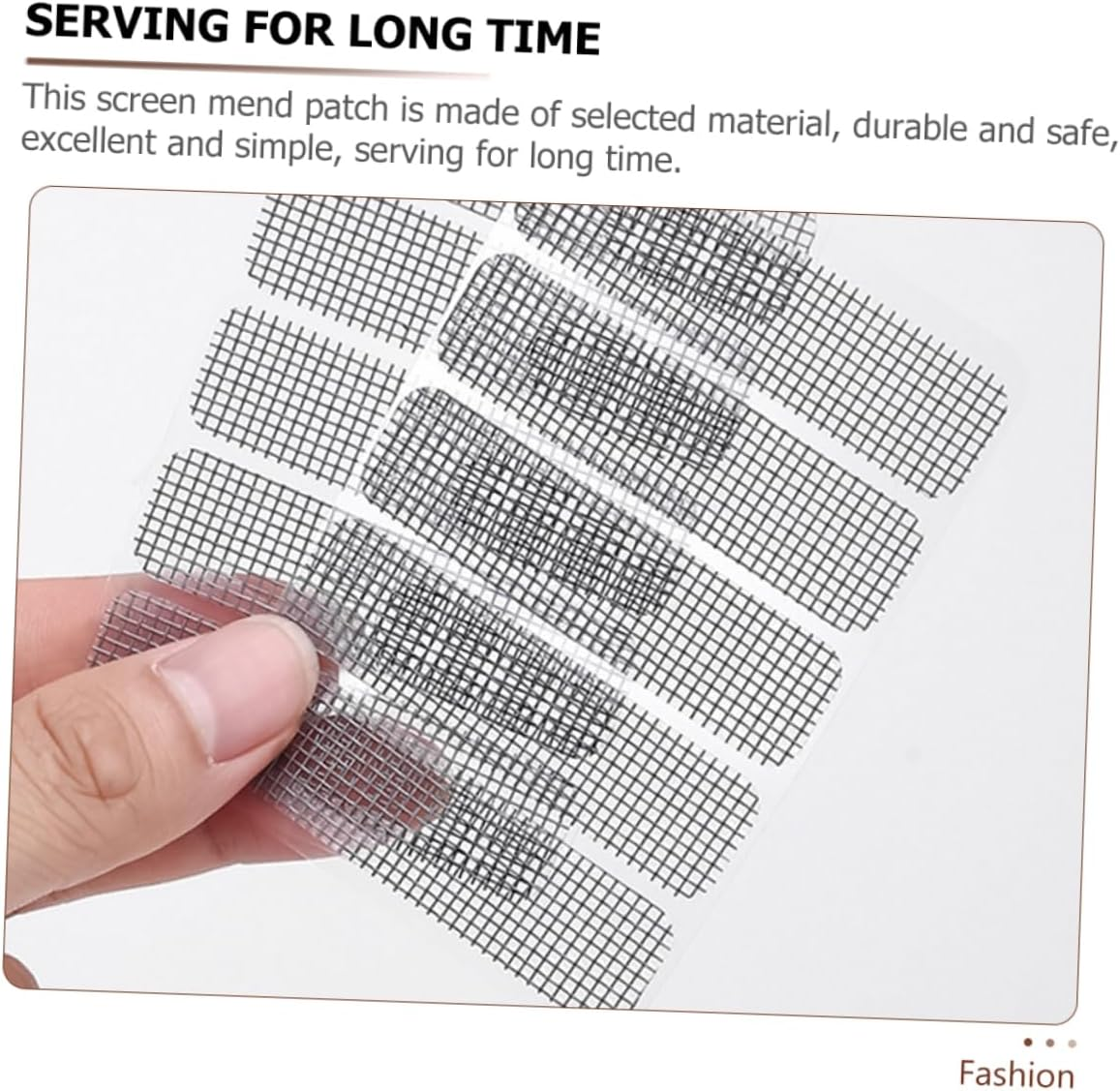 25 Sheets Screen Repair Patch Tape Self Adhesive Mesh Screen Door Repair Kit for Windows Rips and Tears Durable and Easy to Use for Home and Camping image number 4
