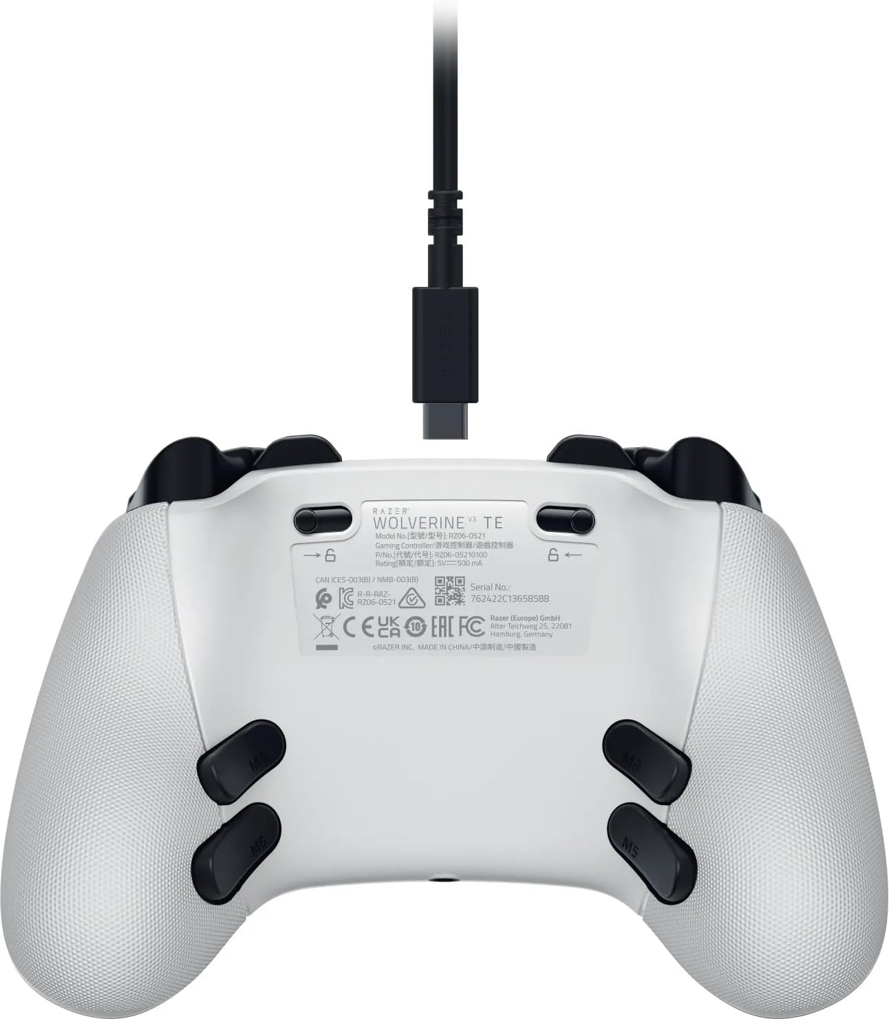 Razer Wolverine V3 Tournament Edition - Wired Gaming Controller for Xbox Series X|S & PC - White image number 1