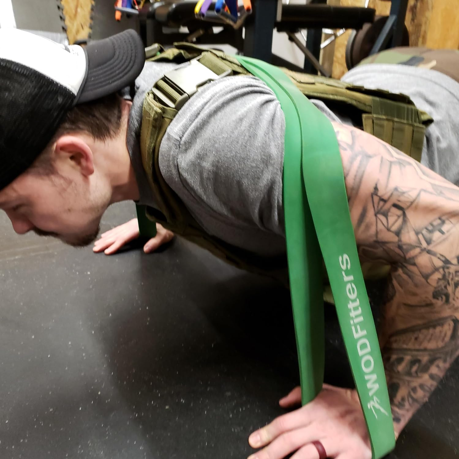 Wodfitters Pull up Assistance Bands - Stretch Resistance Band - Mobility Band - Powerlifting Bands, Durable Workout/Exercise Pull-Up Assist Bands - Single Band or Set