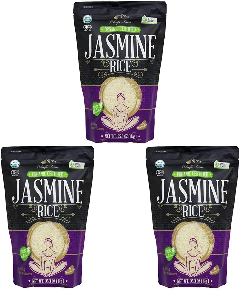 Chef'S Choice Organic Jasmine Rice 1Kg
