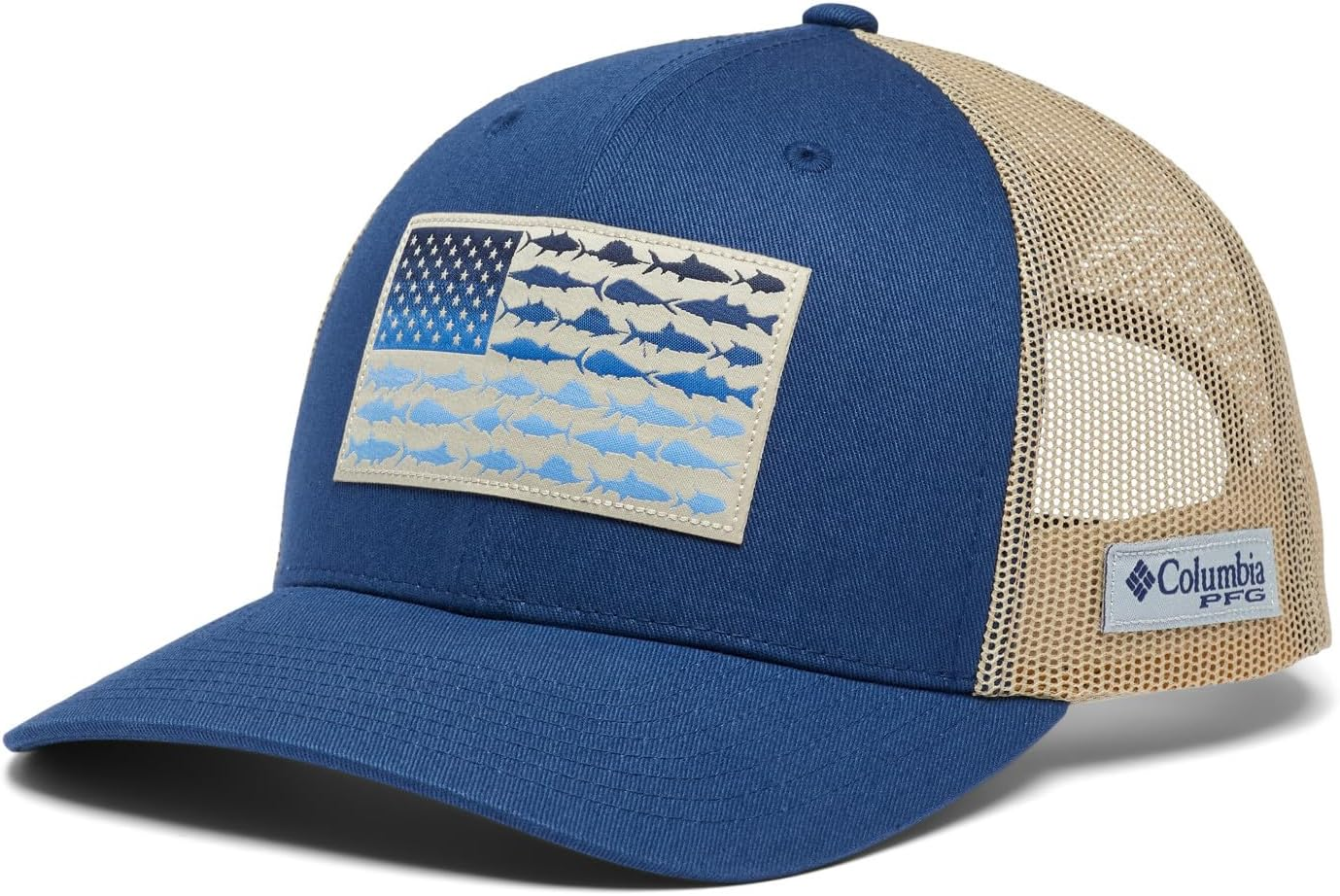 Columbia Unisex-Adult PFG Snap Back Fish Flag Ballcap