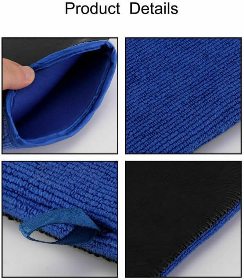 Car Cleaning Clay Mitt Car Clay Mitt, Car Clay Bar Mitt, Surface Prep Mitt, Finish Clay Bar Mitt Wash Mitt Clay Eraser Mitt for Car Detailing and Polishing Clay Bar (1 Piece) image number 3